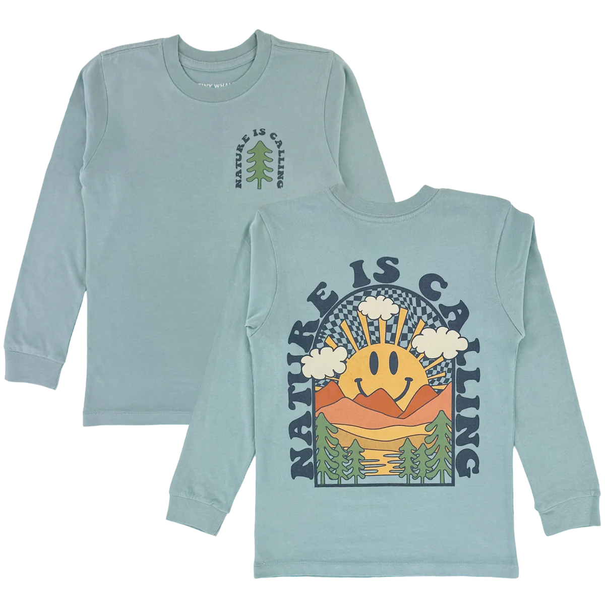 Tiny Whales Nature is Calling Long Sleeve Tee