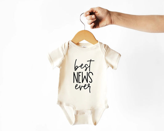 Best News Ever - Pregnancy Announcement Onesie