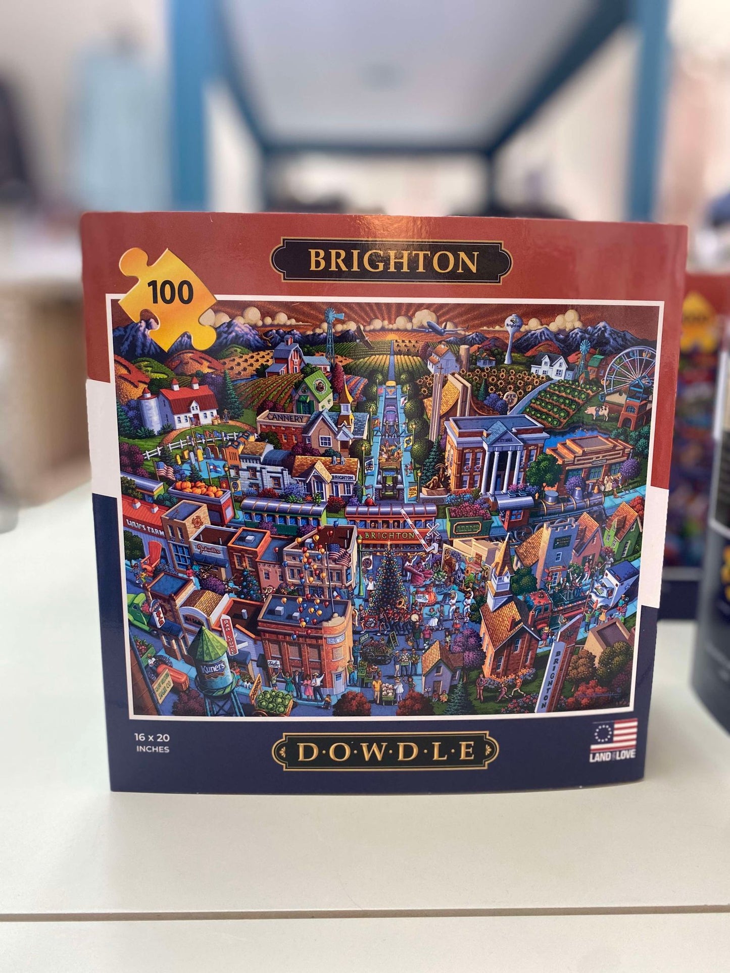 City Of Brighton Colorado Puzzle - by DOWDLE