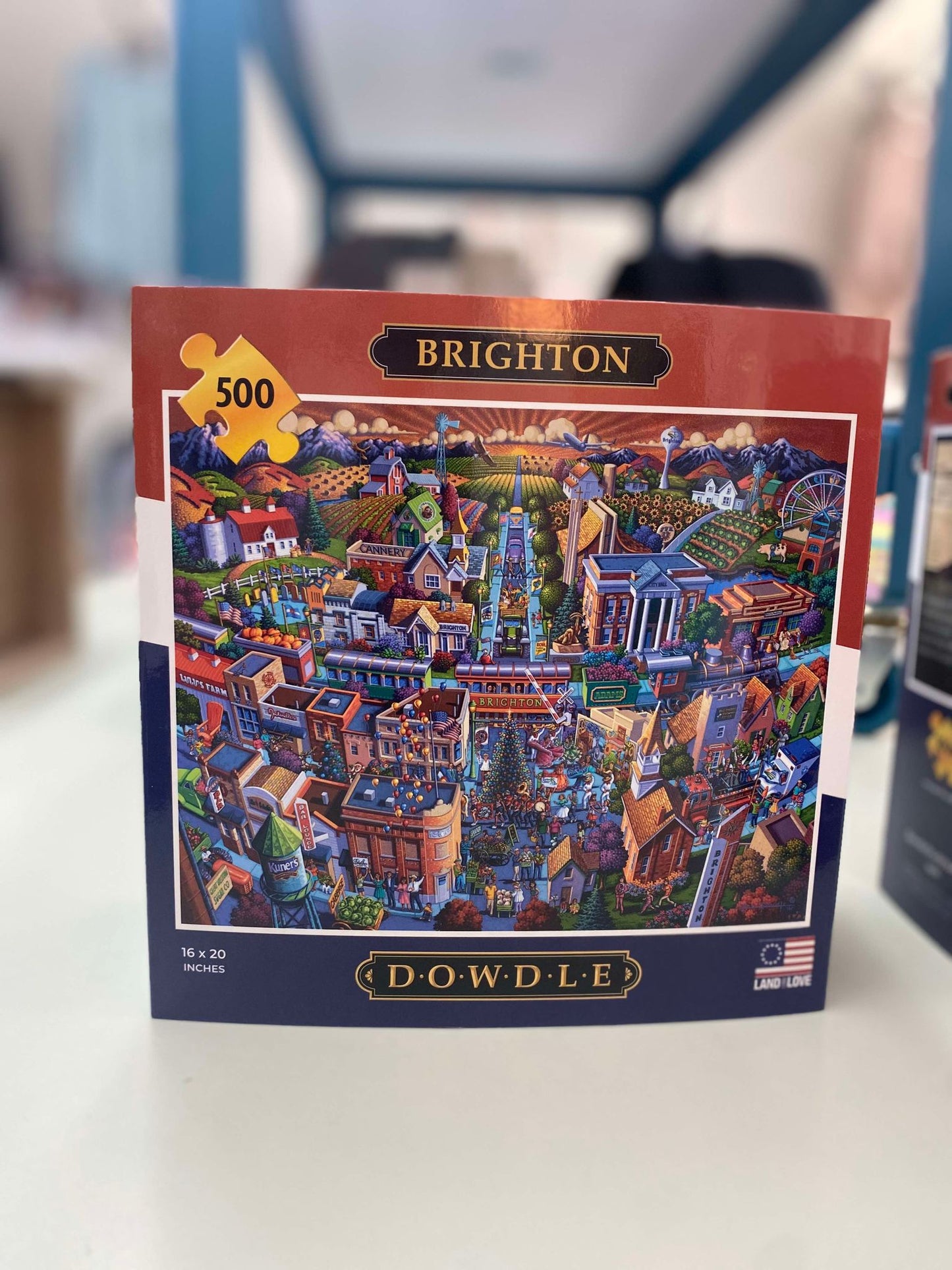 City Of Brighton Colorado Puzzle - by DOWDLE