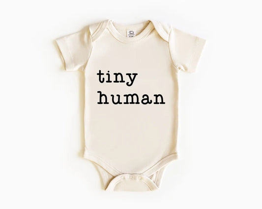 Tiny Human - Gender Neutral Baby Onesie